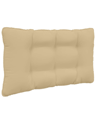 Cuscino per divano da esterno 2 pcs Beige Poliestere