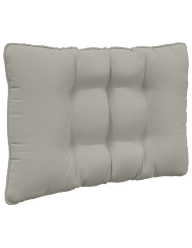 Cuscino per divano da esterno 3 pcs Grigio Poliestere