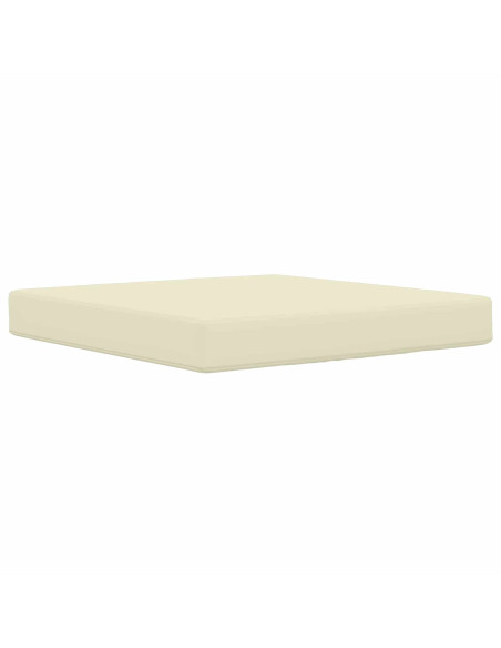 Cuscino per divano da esterno 3 pcs Crema Poliestere