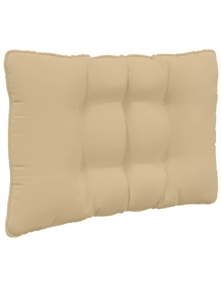 Cuscino per divano da esterno 3 pcs Beige Poliestere