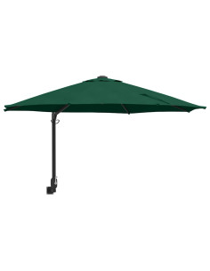 Ombrello da giardino Verde 248 x 248 x 148 cm 2
