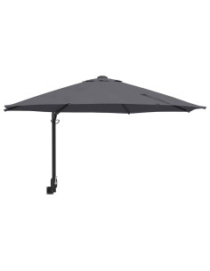 Ombrello da giardino Antracite 248 x 248 x 148 cm 2
