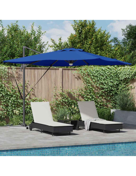 Parasol Roma Blu 286 x 284 x 270 cm Alluminio e Poliestere