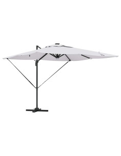 Parasol Roma Beige 286 x 284 x 270 cm Alluminio e Poliestere 2
