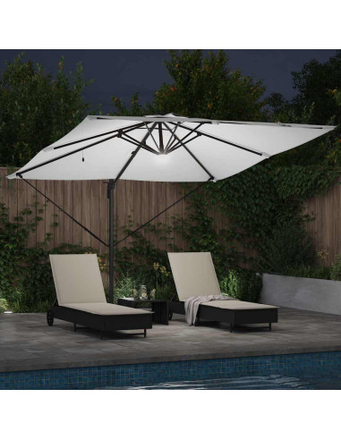 Parasol Roma Beige 286 x 284 x 270 cm Alluminio e Poliestere