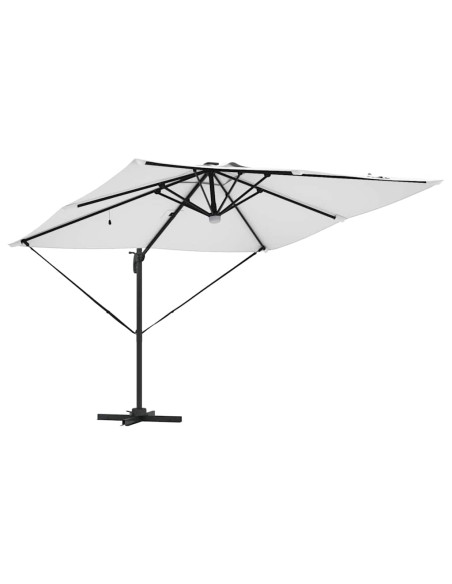 Parasol Roma Beige 286 x 284 x 270 cm Alluminio e Poliestere