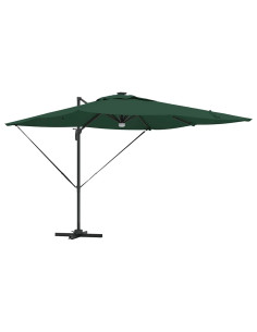 Parasol Roma Verde 286 x 284 x 270 cm Alluminio e Poliestere 2