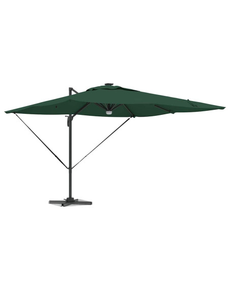 Parasol Roma Verde 286 x 284 x 270 cm Alluminio e Poliestere