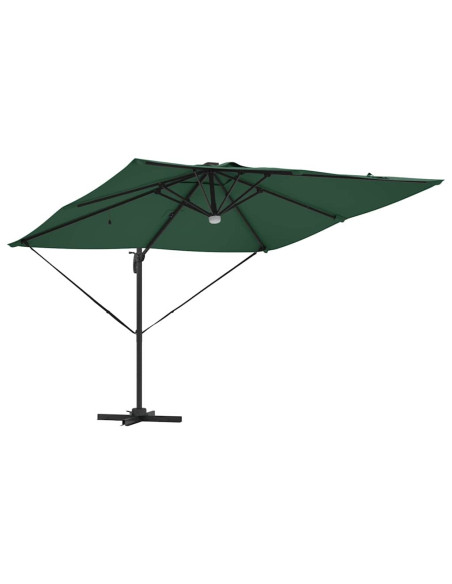 Parasol Roma Verde 286 x 284 x 270 cm Alluminio e Poliestere