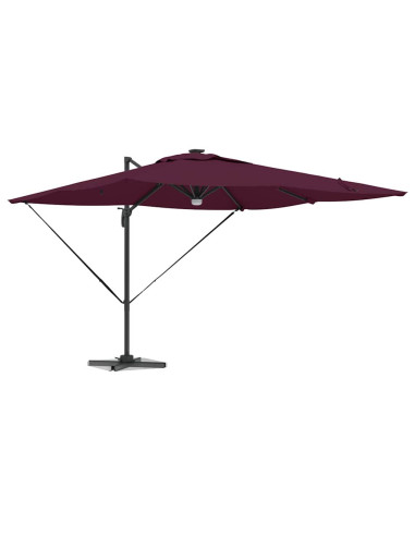 Parasol Roma Rosso 286 x 284 x 270 cm Alluminio e Poliestere