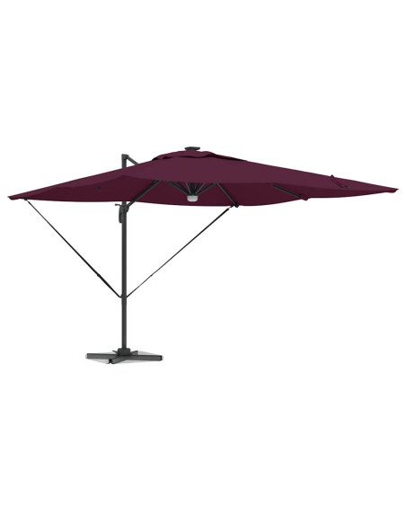 Parasol Roma Rosso 286 x 284 x 270 cm Alluminio e Poliestere