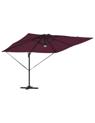 Parasol Roma Rosso 286 x 284 x 270 cm Alluminio e Poliestere