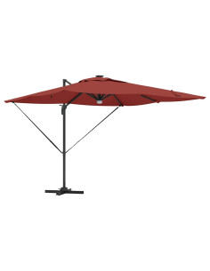 Parasol Roma Rosso 286 x 284 x 270 cm Alluminio e Poliestere 2