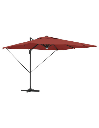 Parasol Roma Rosso 286 x 284 x 270 cm Alluminio e Poliestere