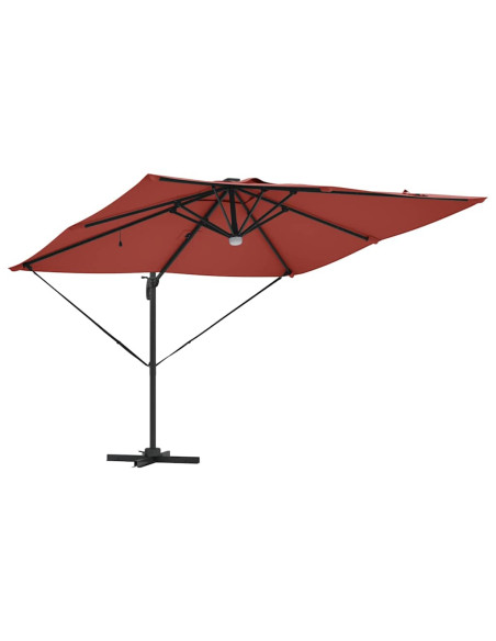 Parasol Roma Rosso 286 x 284 x 270 cm Alluminio e Poliestere