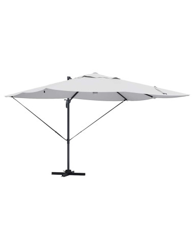 Ombrellone Sabbia 351 x 250 x 253 cm Poliestere e Alluminio