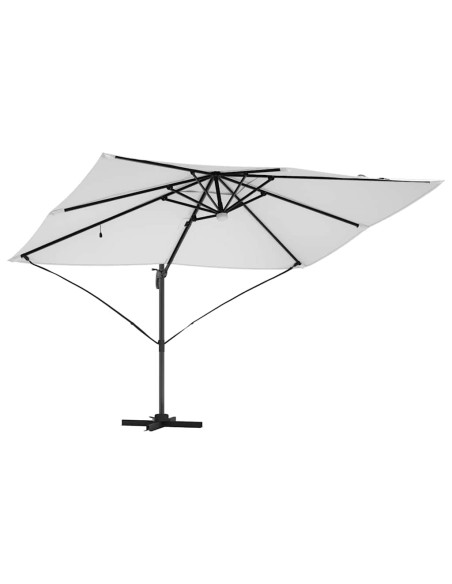 Ombrellone Sabbia 351 x 250 x 253 cm Poliestere e Alluminio