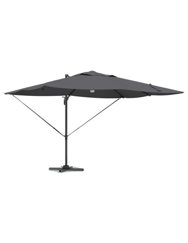 Ombrellone Antracite 351 x 250 x 253 cm Poliestere e Alluminio