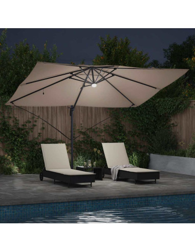 Ombrellone Talpa 351 x 250 x 253 cm Poliestere e Alluminio