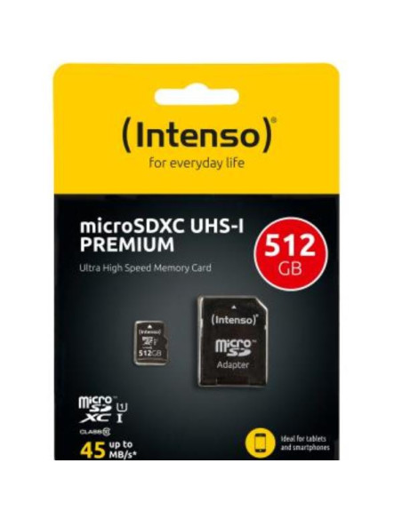 MICRO SD CON ADATTATORE 512GB UHS-I
