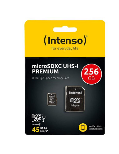 MICRO SD CON ADATTATORE 256GB UHS-I