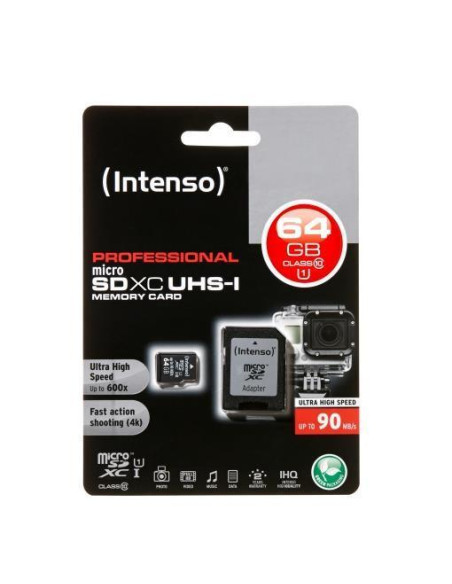 MICRO SD CON ADATTATORE 64GB UHS