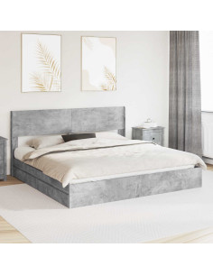 Struttura del letto con stoccaggio e testata 3 pcs