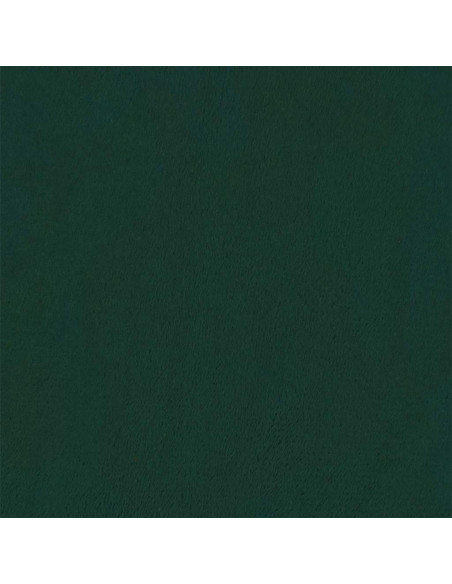Giroletto a Molle con Materasso Verde Scuro 90x190 cm Velluto