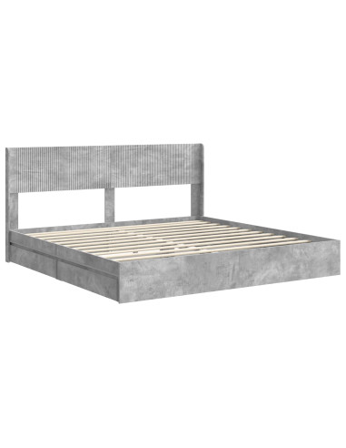 Struttura del letto con stoccaggio e testata 3 pcs