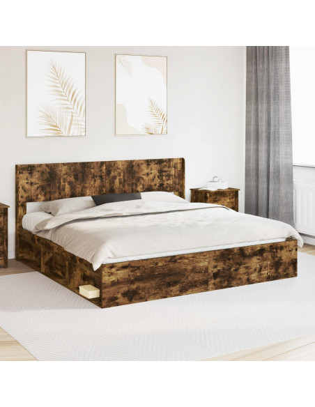 Struttura del letto con stoccaggio e testata 3 pcs