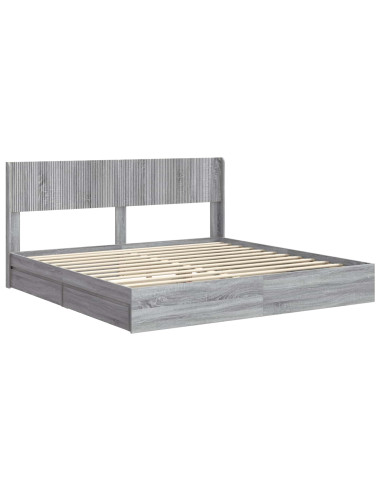 Struttura del letto con stoccaggio e testata 3 pcs