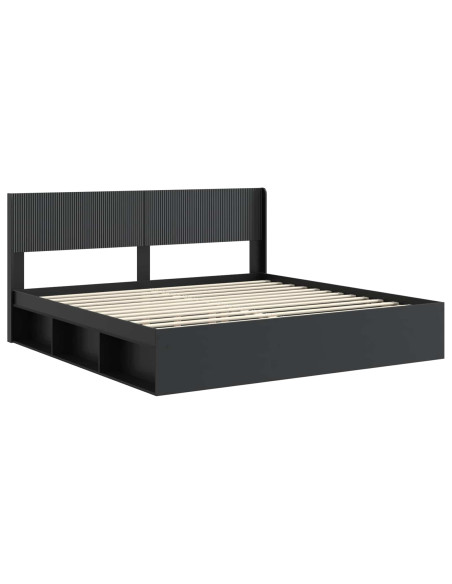 Struttura del letto con stoccaggio e testata 3 pcs