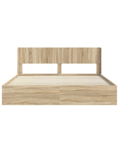 Struttura del letto con stoccaggio e testata 3 pcs