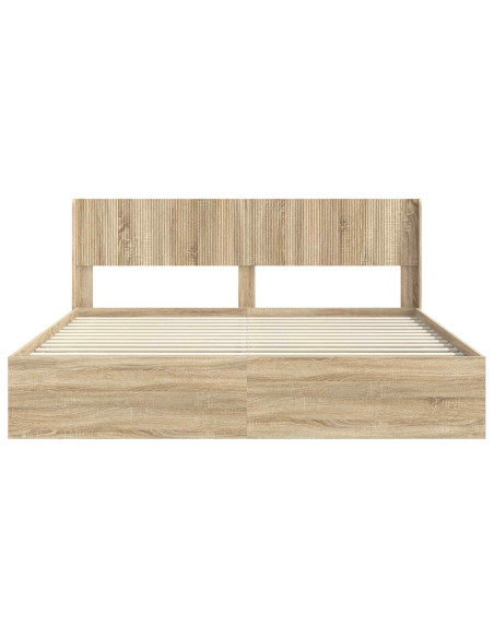 Struttura del letto con stoccaggio e testata 3 pcs