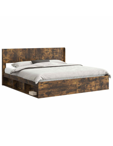 Struttura del letto con stoccaggio e testata 3 pcs