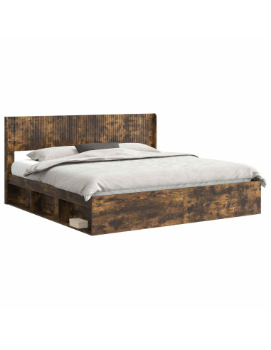 Struttura del letto con stoccaggio e testata 3 pcs