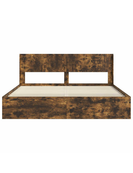 Struttura del letto con stoccaggio e testata 3 pcs