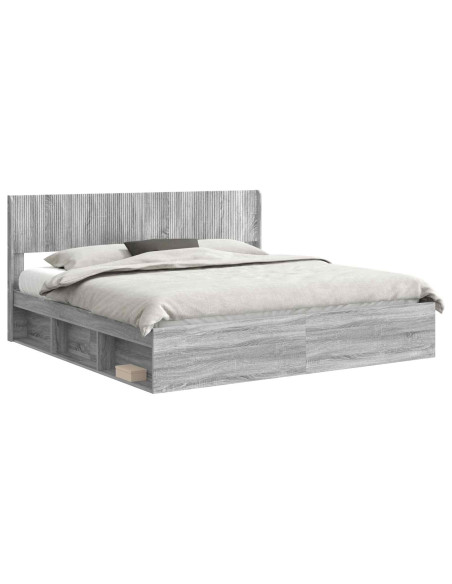 Struttura del letto con stoccaggio e testata 3 pcs