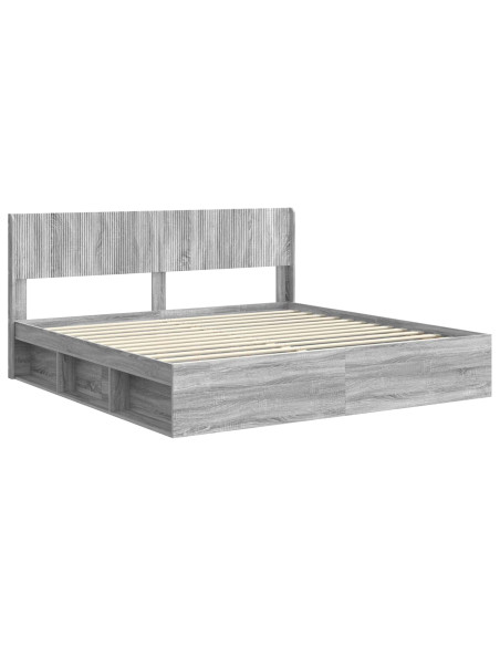 Struttura del letto con stoccaggio e testata 3 pcs