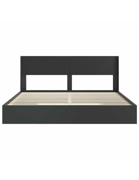 Struttura del letto con stoccaggio e testata 3 pcs
