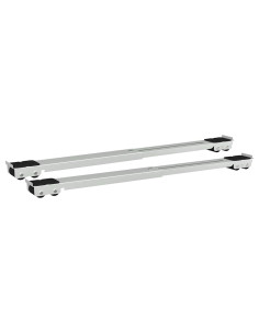 Base per lavatrice 2 pcs Argento 72 x 5 x 4,5 cm 2