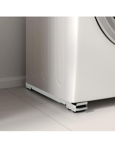 Base per lavatrice 2 pcs Argento 72 x 5 x 4,5 cm
