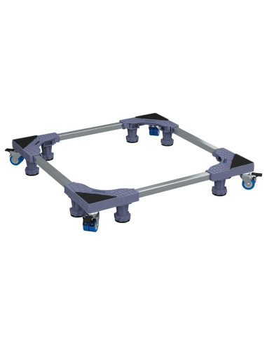 Base per lavatrice Grigio 66 x 66 x 12 cm Acciaio inossidabile