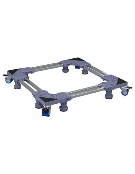 Base per lavatrice Grigio 67 x 67 x 12 cm Acciaio inossidabile