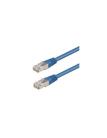 PATCH F/UTP CAT.5E PVC BLU 0.5M