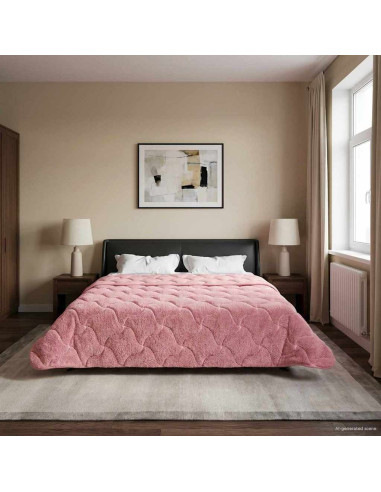 Piumone Completo Annuale Trapuntato Rosa 200 x 200 cm