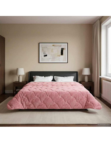 Piumone Completo Annuale Trapuntato Rosa 220 x 260 cm