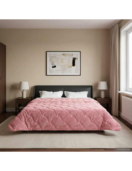 Piumone Completo Annuale Trapuntato Rosa 220 x 260 cm