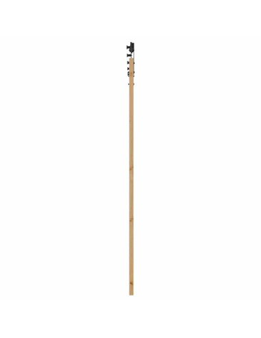 Porta scorrevole ORKDAL Naturale e Nero 93 x 211 cm