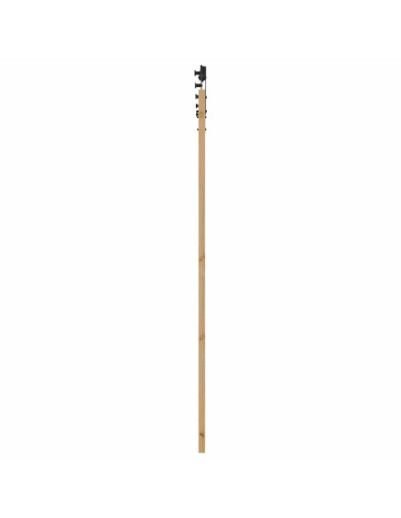 Porta scorrevole ORKDAL Naturale e Nero 93 x 211 cm